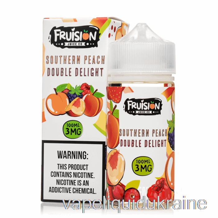 Vape Ukraine Southern Peach Double Delight - Fruision Juice Co - 100mL 3mg